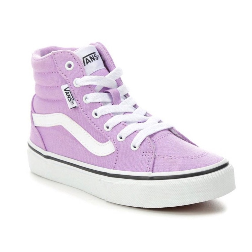 GIRLS SIZE 11 VANS FILMORE HIGH-TOP SNEAKERS